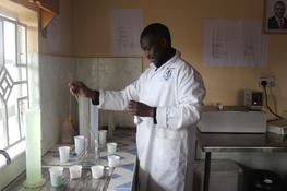 Milk laboratory, Kenya, © A Ndambi